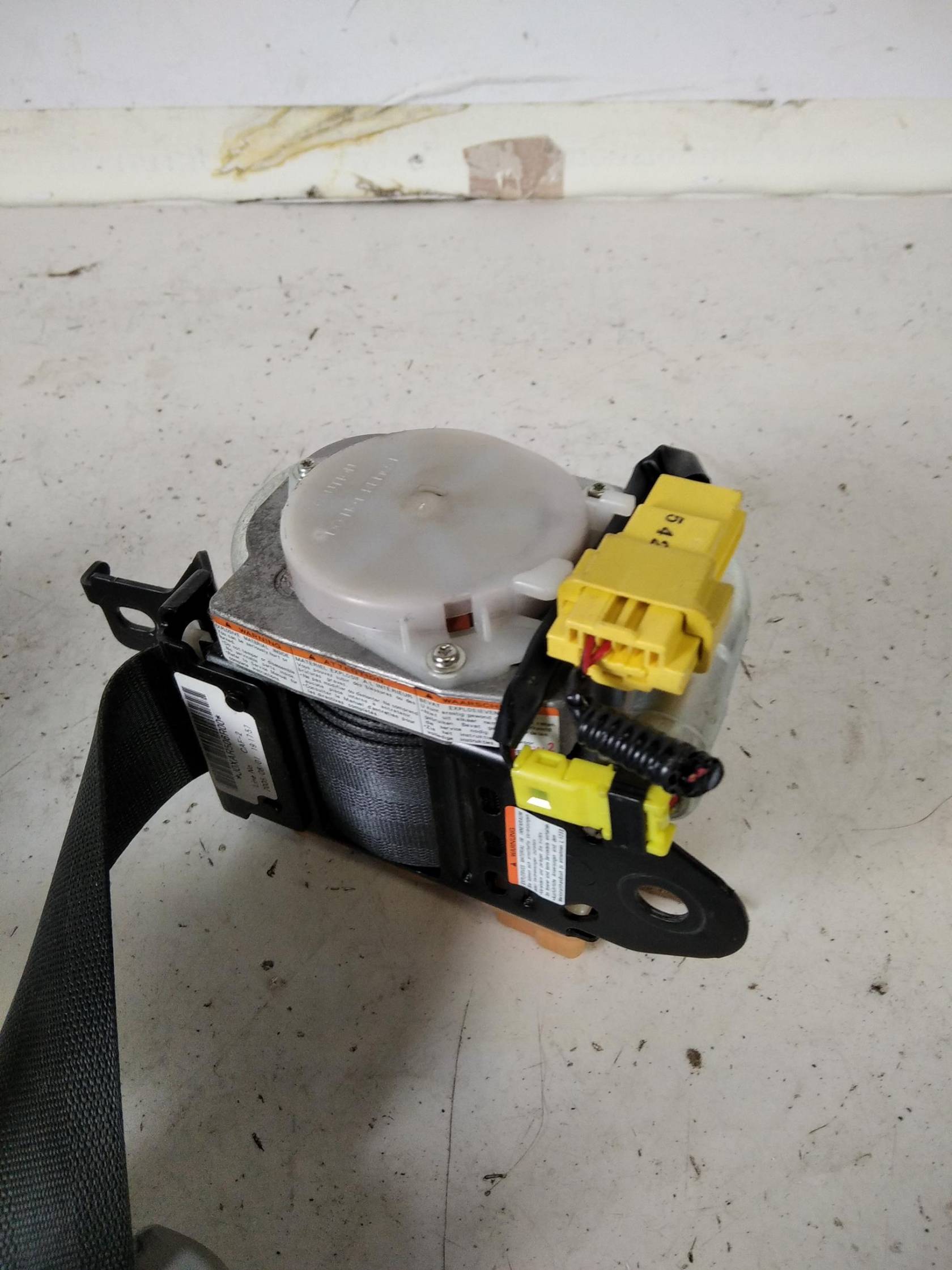 Cintura di sicurezza ant. dx.